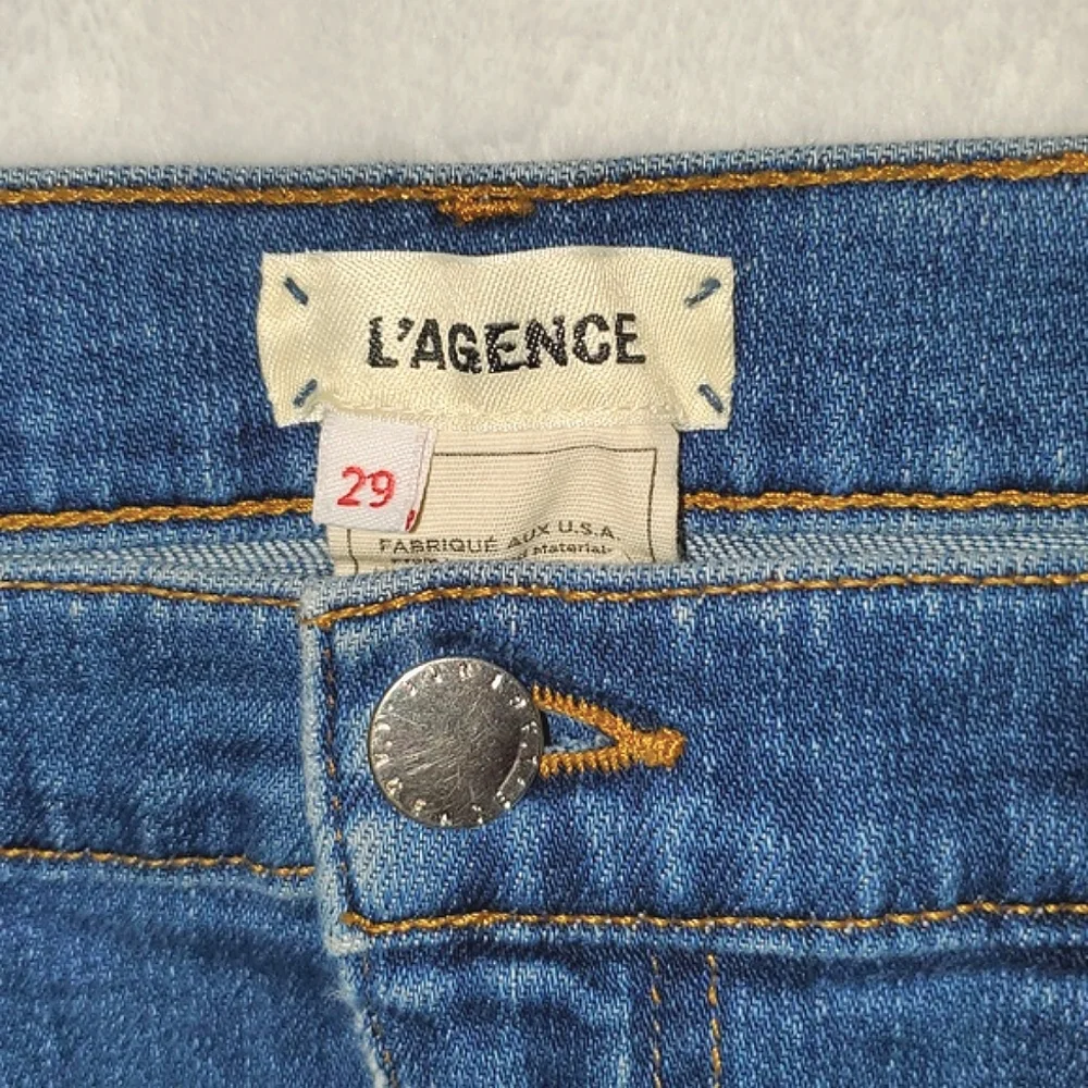L'AGENCE Ryland Denim Shorts Size 29 - Picture 3 of 8